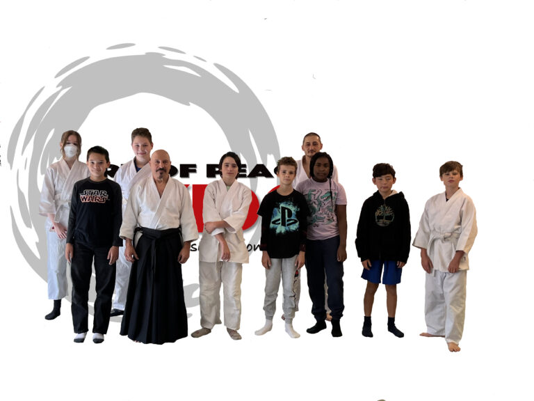 Teens at Art of Peace aikido with Ralph Legnini
