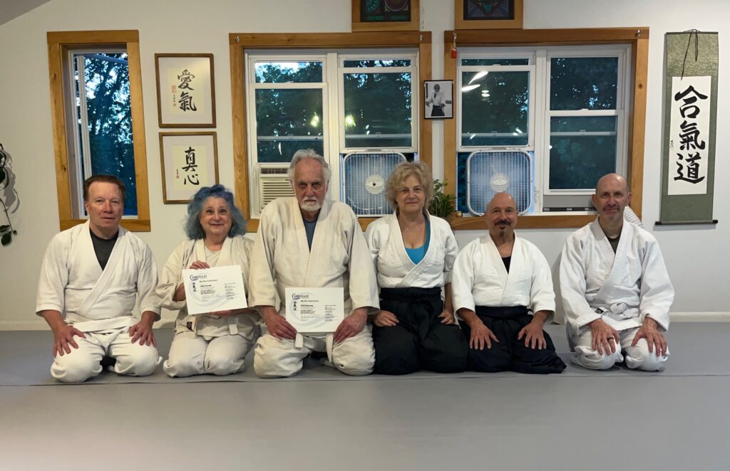 Kyu tests at Art of Peace Aikido Dojo